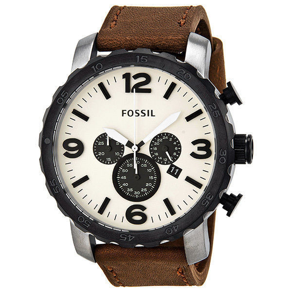 Fossil 24mm leather watch strap new arrivals